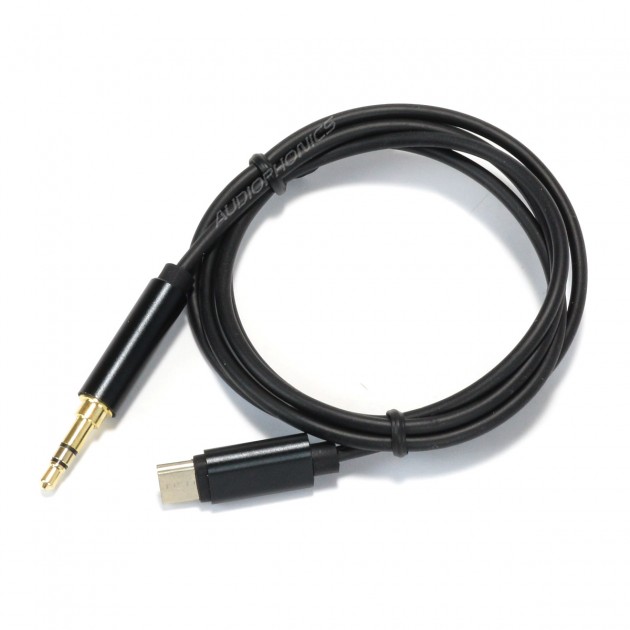 Câble usb-c vers jack 3.5mm mâle audio auxiliaire 1m ihower noir H882 -  Conforama