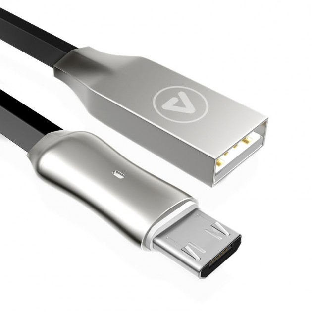 Câble USB 2.0 USB-B mâle vers USB-C réversible mâle Plaqué Or OTG 2m -  Audiophonics