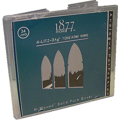 1877PHONO 4-LITZ-3Ag Yarns of Litz Pure silver 0.1mm² 60cm (x4)