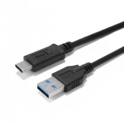 Câble USB 3.0 USB-A mâle vers USB Type-C réversible mâle OTG 1m