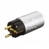 VIBORG VE502G Schuko Type E/F Power Connector Silver / Gold 24k Plated Pure Copper Ø20mm