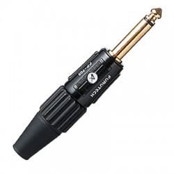 FURUTECH FP-703 (G) Fiche Jack 6.3mm Mono Plaqué Or Ø8mm