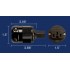 WATTGATE 320i IEC C15 Connector Cryo Treatment Perma Lock Ø16mm Black