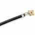 XH 2.54mm Female / Female Cable 1 Pole No Casing Gold Plated PTFE Black 30cm (x10)