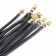 Interconnect Cable Male XH 2.54mm to Male XH 2.54mm Silicone Gold Plated 30cm Black (x10)