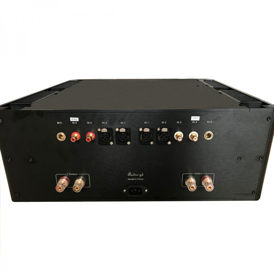 AUDIOGD MASTER10 BYPASS PREAMP 2019 EDITION ClassA Balanced Amplifier ACSS 2x 250W / 8 Ohm