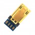 Connector Male Micro USB Reversible Gold Plated