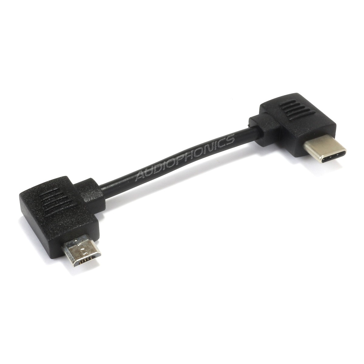 XDUOO XC-10 Câble Adaptateur USB-C Mâle Coudé vers Micro USB Mâle Coudé 5cm