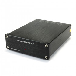 FX-AUDIO BOX01 Preamplifier Vinyl player (MM) NJM2068 Black