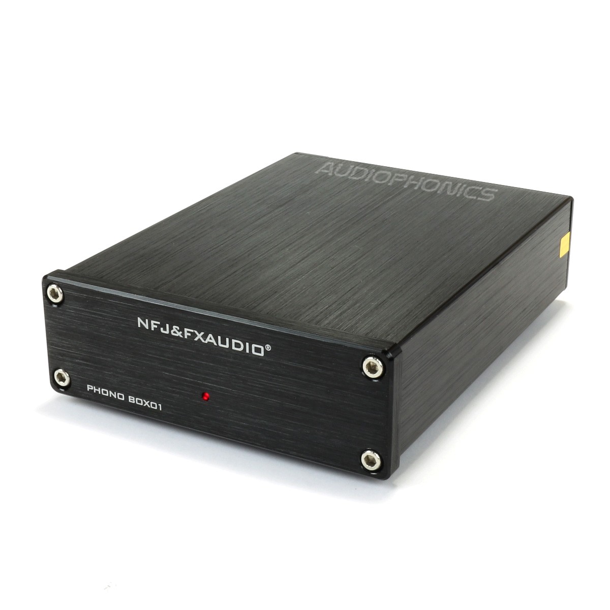 FX-AUDIO BOX01 Préamplificateur Phono (MM) NJM2068 Noir