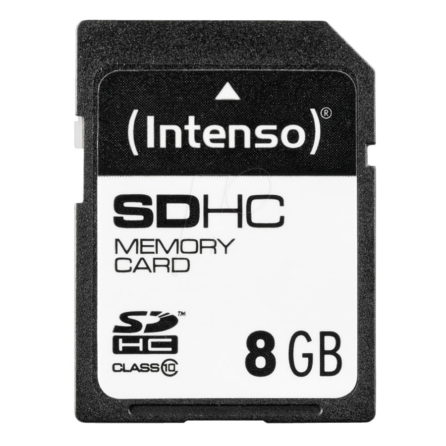 INTENSO Carte Mémoire SDHC Class 10 8Gb