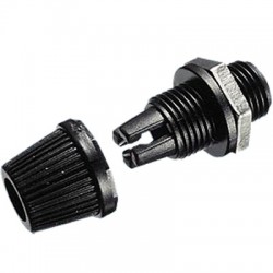 KAZU 1 PVC Cable Gland With Anti-Tearing System (Black)