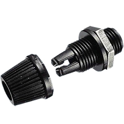 KAZU 1 PVC Cable Gland With Anti-Tearing System (Black)