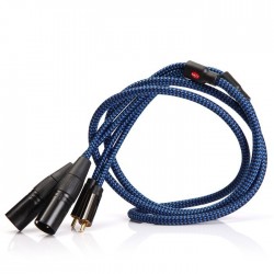 CYK Stereo RCA - XLR male Gold plated 24K OFC Copper 2m