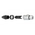 Connecteur XLR Femelle 3 Pôles Plaqué Or Ø8mm Argent (Unité)