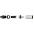 3 Way Male XLR Connector Ø8mm Black (Unit)