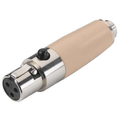 Mini XLR 3-pin female adapter - Mini Jack 2.5mm female