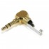  Angled Jack 3.5mm Plug Gold Plated Ø4mm (Unit)