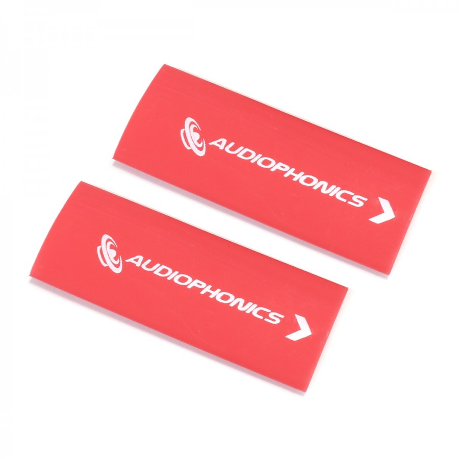 AUDIOPHONICS Heat Shrinkable Sleeve for Cables 31 Ø12mm Red (x2