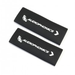 AUDIOPHONICS Gaines Thermorétractables pour Câbles 3:1 Ø 12mm Noir (x2)