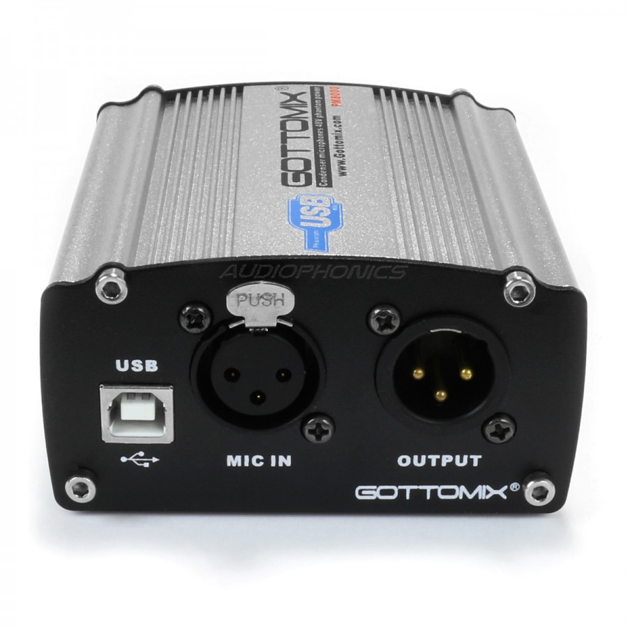 Power 48V for Microphone XLR USB - Audiophonics