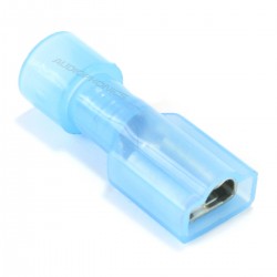 Female Insulated Terminals 4.8mm Nylon 1.5 - 2.5mm² Blue (x10)