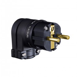 FURUTECH FI-E12L(G) Schuko Connector 90° Angled Adjustable Gold Plated Pure Copper Ø 18mm