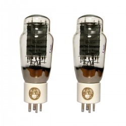 ELECTRO-HARMONIX GOLD 2A3 Power Tube Platinum Matched Gold Plated Grid (Matched Pair)