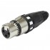 Neutrik NC3FXX Connecteur XLR femelle 3 pôles plaqué or Ø 6.5mm (Unité)