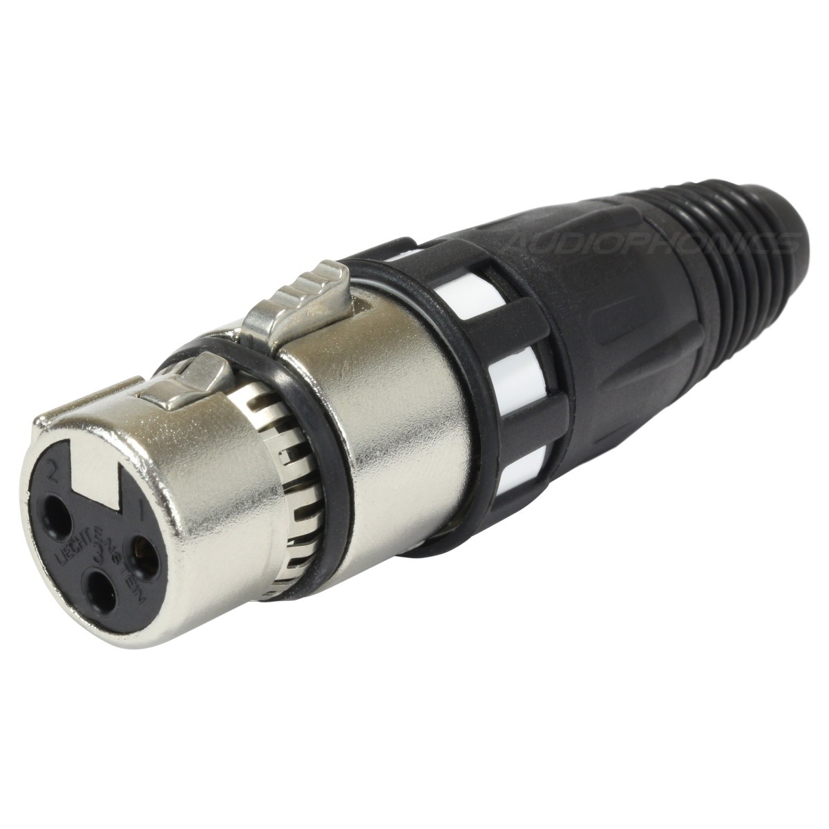 NEUTRIK NC3FXCC Connecteur XLR AES / EBU Femelle 3 Pôles Blindé Plaqué Or Ø 6.5mm (Unité)