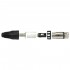 NEUTRIK NC3FXCC Connecteur XLR AES / EBU Femelle 3 Pôles Blindé Plaqué Or Ø 6.5mm (Unité)