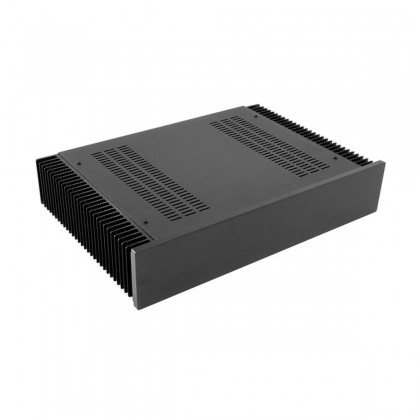 HIFI 2000 2U Heatsink Chassis 300mm - 10mm front Black