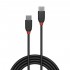 LINDY BLACK LINE Male USB-C 3.1 to Male USB-C 3.1 Cable SuperSpeed+ 10Gbps 3A 1.5m