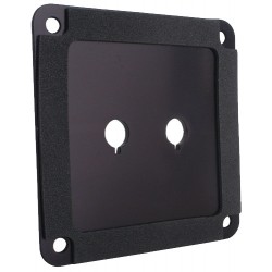 DAYTON AUDIO SBPP-BK Plaque aluminium Noir pour borniers