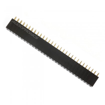 Male / Female Pin Header Straight Connector 2x30 Pins 2.54mm Pitch