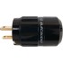 ELECAUDIO US-24G Connecteur Secteur USA NEMA 5-15 plaqué Or Ø16.5mm