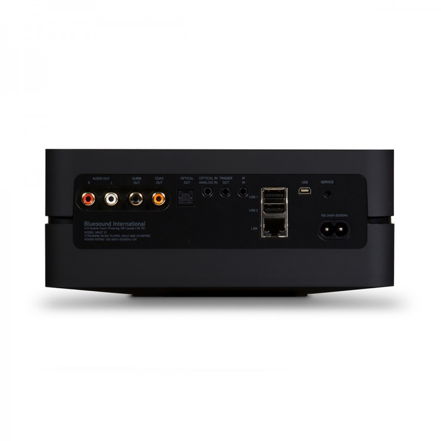 Bluesound Vault 2i Hifi 2tb Server And Network Player With Cd Ripper 32bit 192khz Mqa Audiophonics