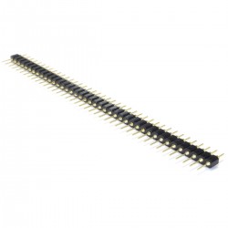 Connecteur Barrette 2.54mm Mâle Plaqué Or 40 Pôles 5mm (Unité)