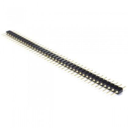 Connecteur Barrette 2.54mm Mâle Plaqué Or 40 Pôles 5mm (Unité)