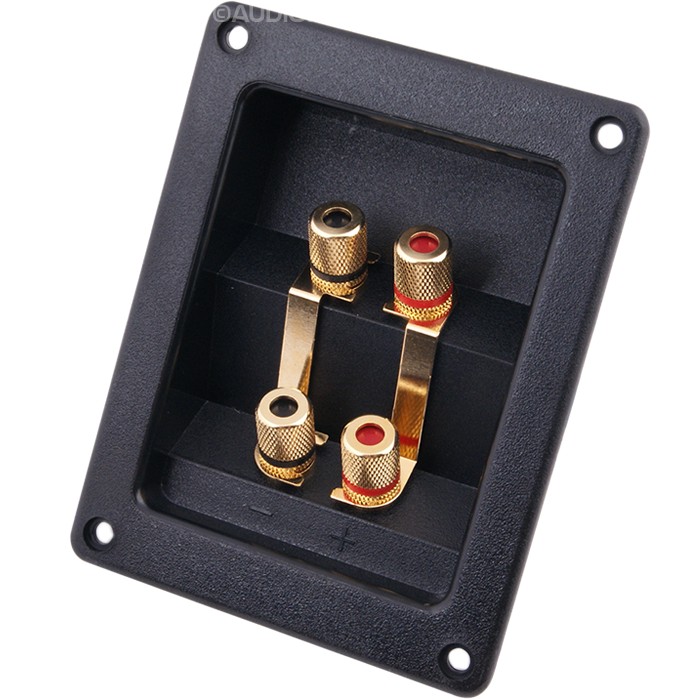 MONACOR ST-400GM Bi-wiring terminal block