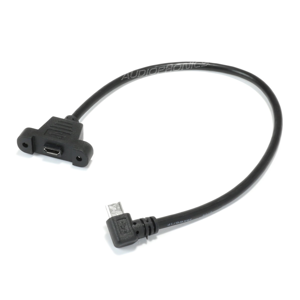 USB Cable Panel Mount Type A Female to Standard A Male Enclosure Case 