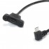 Passe Cloison Micro USB-B Mâle Coudé vers Micro USB Femelle 30cm