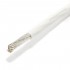 Copper / Silver Wiring Cable 4mm² PTFE Sleeve Ø3.6mm White