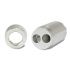 Splitter aluminium 2 vers 1 Argent 2x7 vers 1x11mm