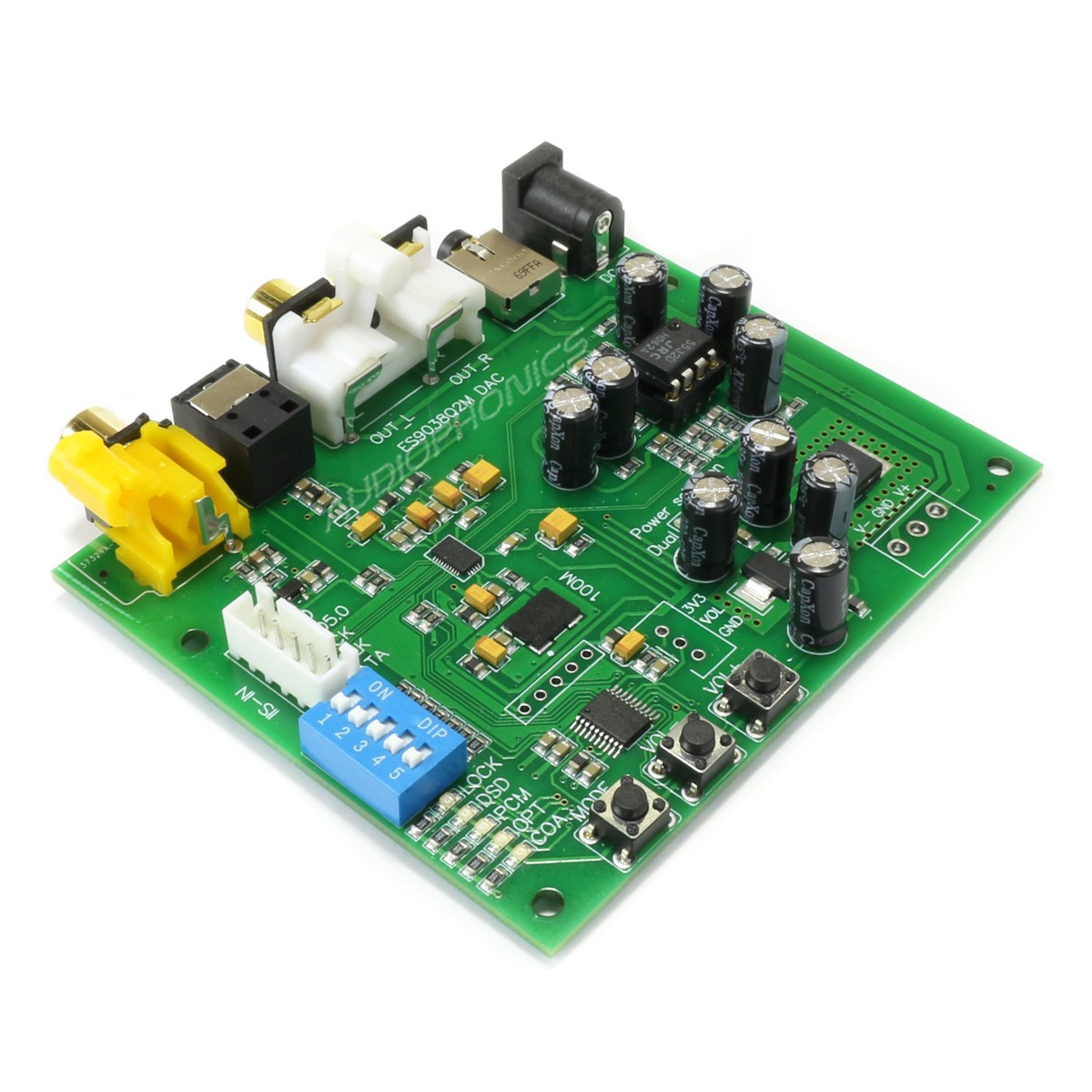 ESS ES9038Q2M DAC Module I2S Optical Coaxial 32bit 384khz DSD256