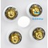 Gold Plated 4 Pin Jumbo Ceramic Valve Tube Holder 845 / 805 / 211