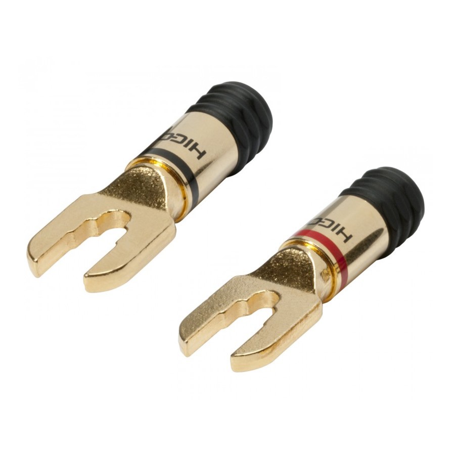 Hicon HI-CT05 Spade Plug Ø6mm (La paire)