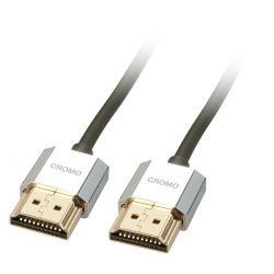 LINDY CROMO Câble HDMI 2.0 Plaqué Or 2m