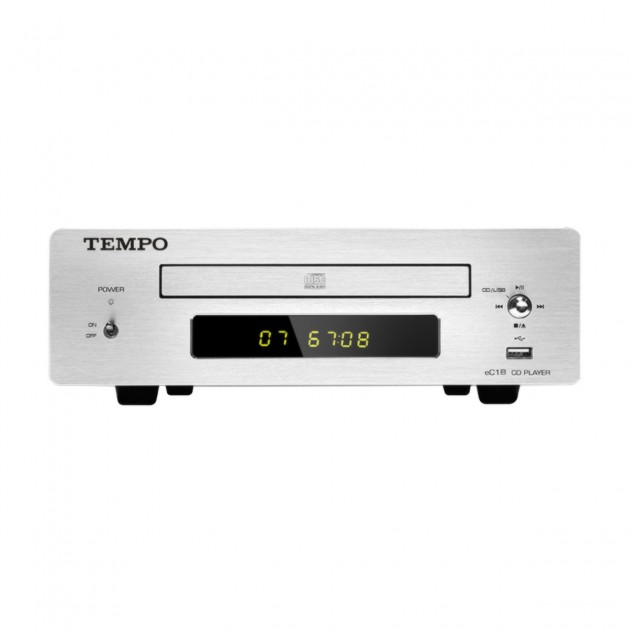 Audiophonics - SHANLING TEMPO eC1B Lecteur CD audio et de Fichiers sur Clef  USB Argent