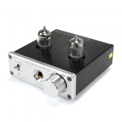 FX-AUDIO TUBE-02 Headphone Tube Amplifier 2x 6K4 Silver